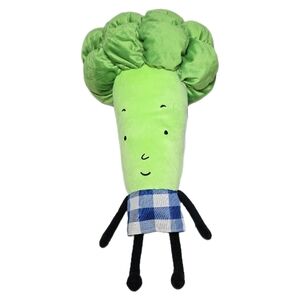 Ikea Torva 22" Broccoli Plush Stuffed Animal Pillow Vegetable Pal Retired EUC